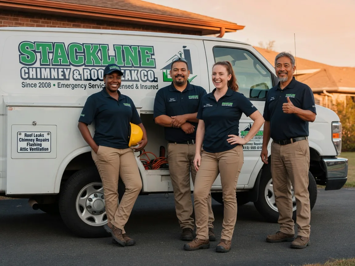 Chimney flashing repair company in Greenbrae, CA